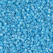 Miyuki delica beads 10/0 - Opaque light blue ab DBM-164